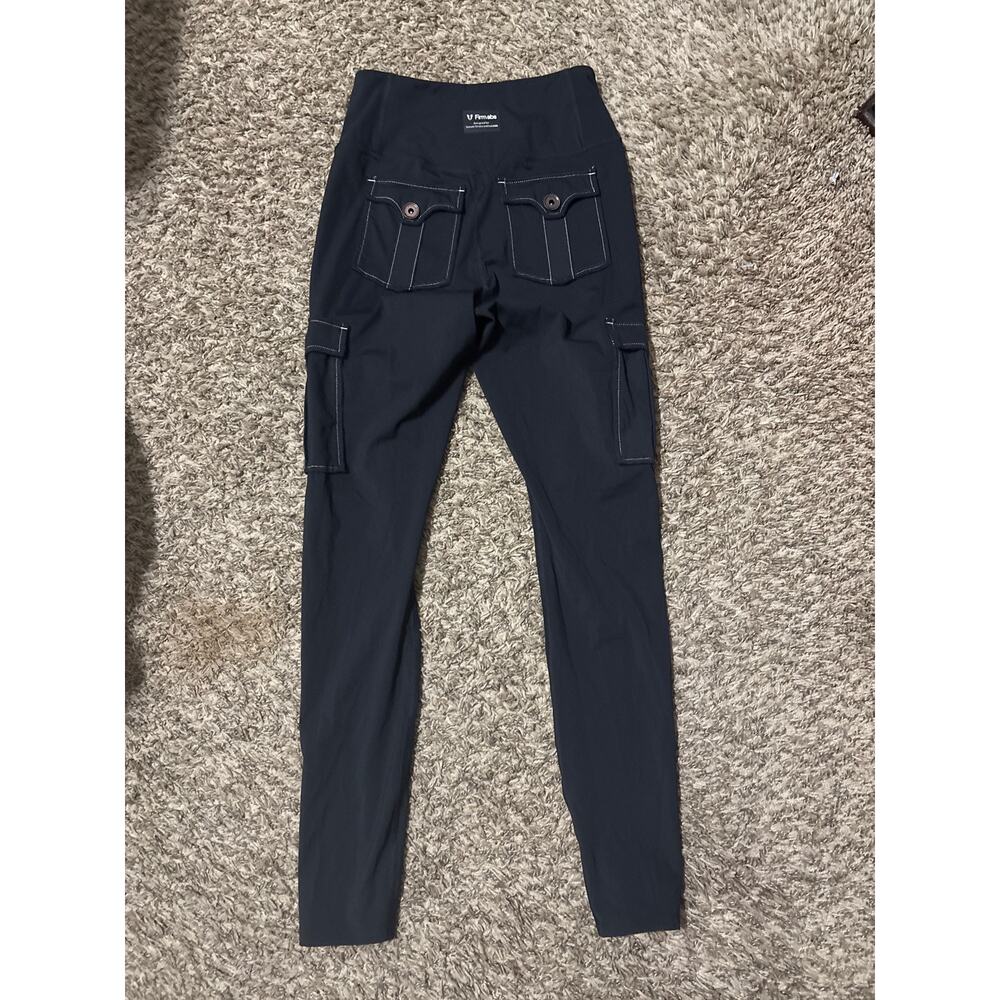 Firmabs Legging Pockets White Contrast Stitching XL